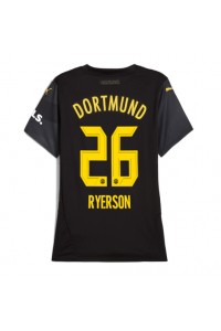 Borussia Dortmund Julian Ryerson #26 Voetbaltruitje Uit tenue Dames 2024-25 Korte Mouw